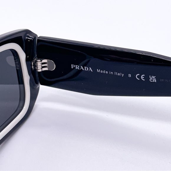 NEW PRADA UNISEX EYEWEAR SUNGLASSES PRADA PR06YS 09Q5S0 PRADA PR 06YS - Picture 8 of 9